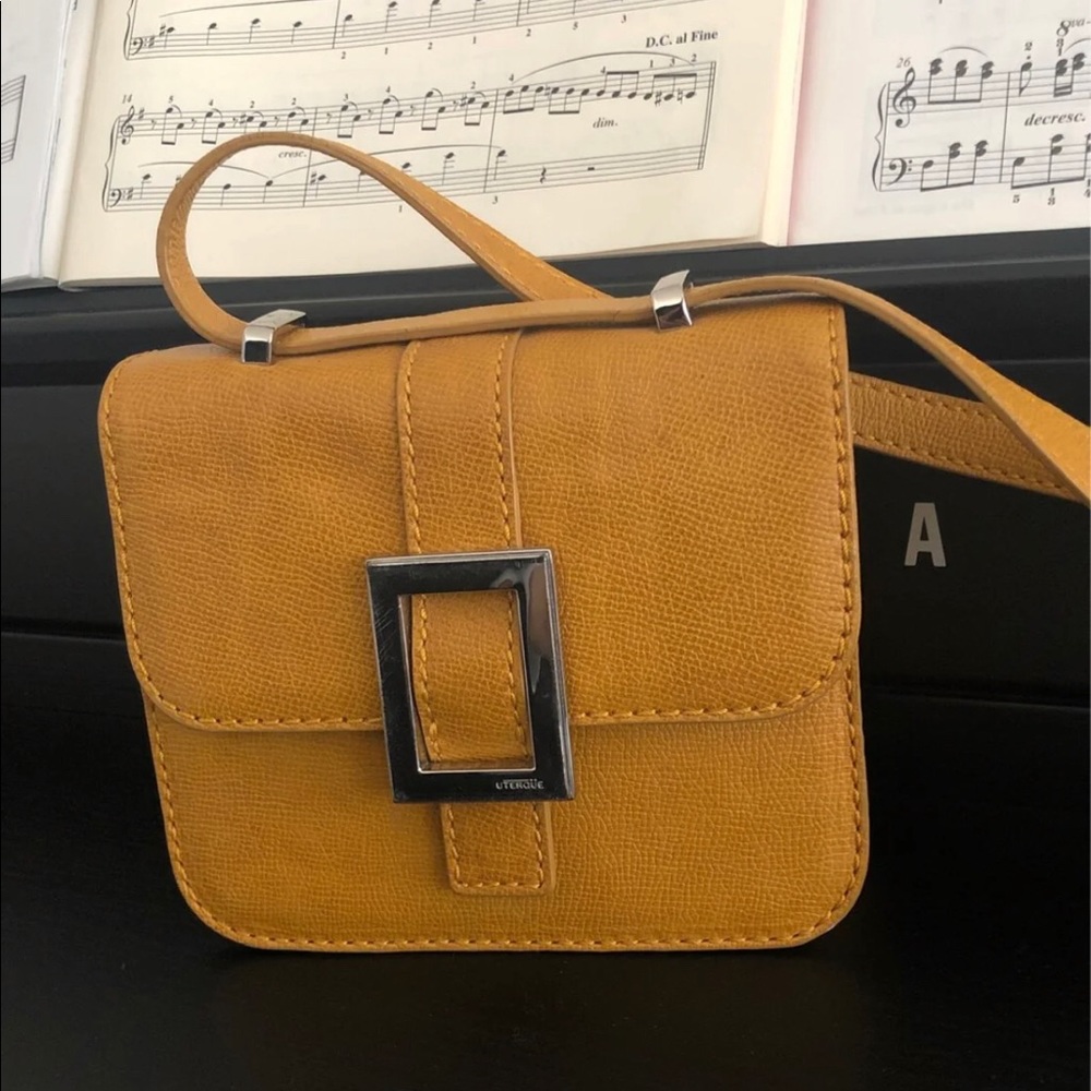 Uterque leather box bag